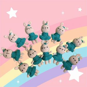 Móc khoá thỏ yêu